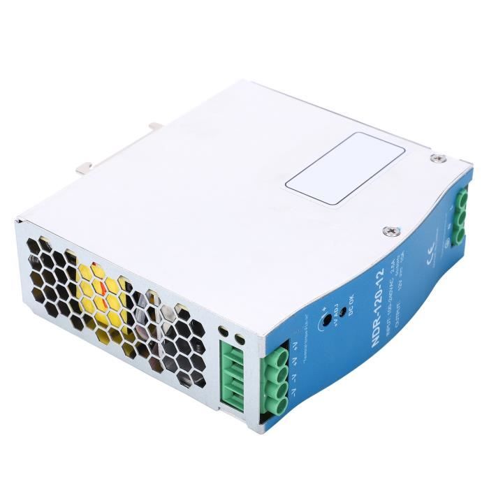 Alimentation à Découpage DR-120 – Transformateur 120W, Sorties 12V/10A, 24V/5A, 48V/2.5A, Régulateur Industriel