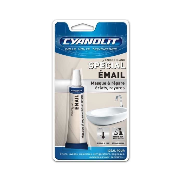 Cyanolit Enduit spécial email - 15 ml - Réparation et finition de surfaces émaillées - vue 1