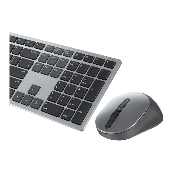 Clavier sans Fil – DELL – KM7321W – QWERTY US International – Gris Titane – Autonomie 36 mois