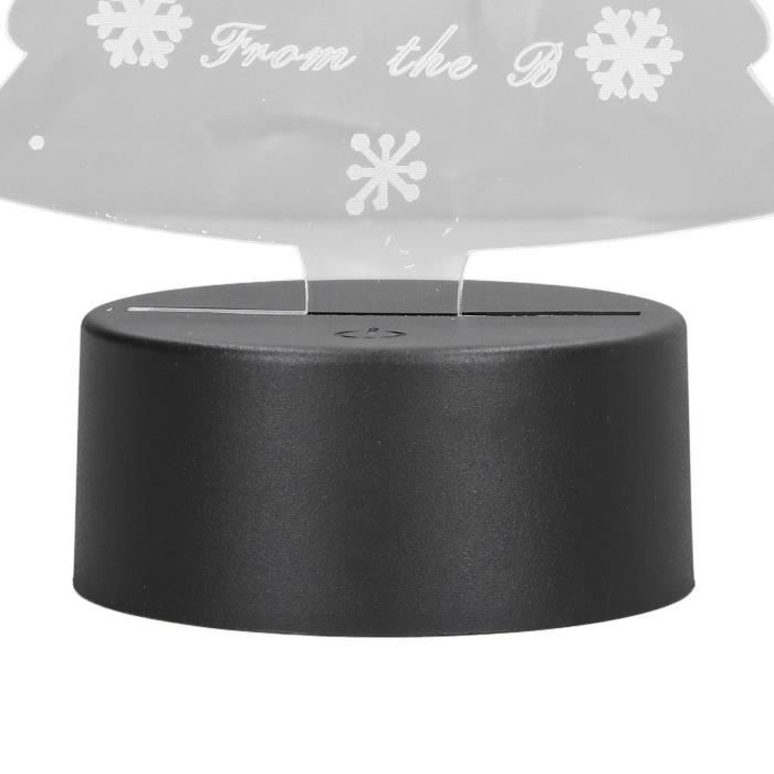 Lampe Noël LED Décoration de Sapin, Lumière Arbre de Noël 3D Star Tree  Topper alimenté de Décoration -blanc - Cdiscount Maison