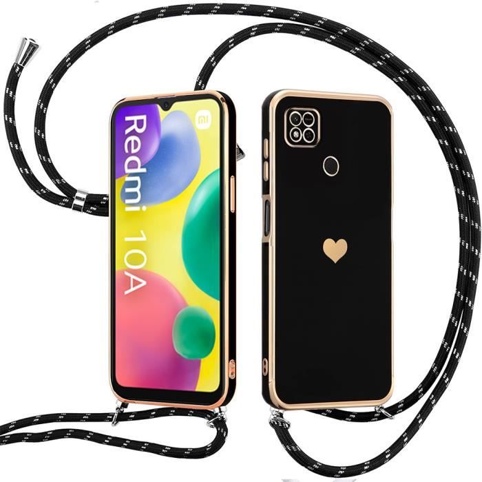 Coque Avec Cordon Pour Xiaomi Redmi 15C 4G - Étui Portefeuille Rabat Magnétique - Protection Complète - Porte-cartes - Cordon Ajustable 150 Cm