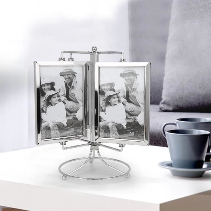 Cadre Photo Carr, Format 4x6 Pouces - Argenté - Neuf
