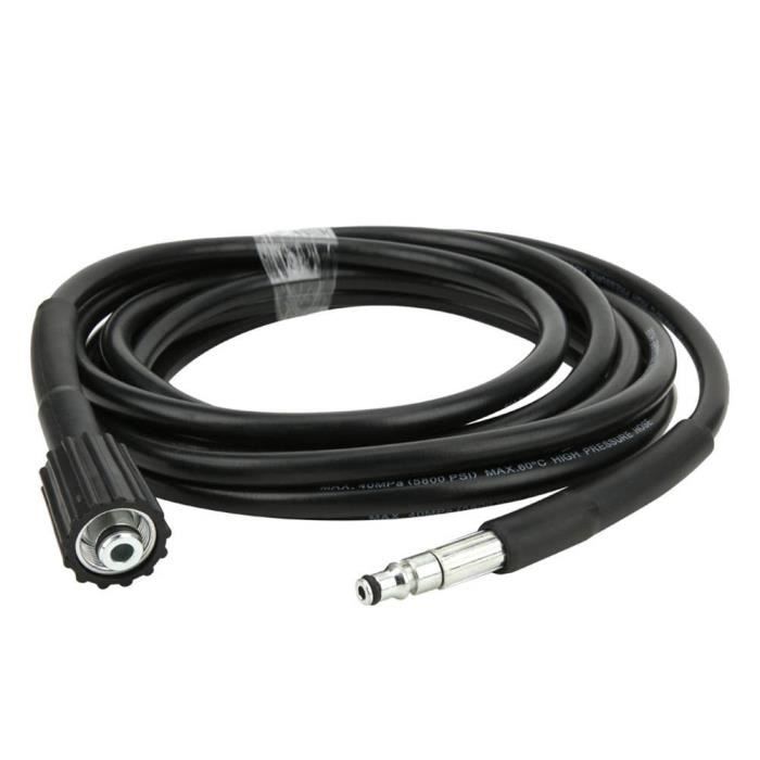 Tuyau Haute Pression 15 M Acier Tressé – 3600 PSI / 248 Bars – Anti-éclatement, Résistant Aux Plis – Compatible Karcher K2 à K7 – Garantie 24 Mois