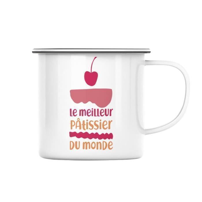 Mug - Fabulous - Le Meilleur Patissier du Monde - Métal Emaillé ...