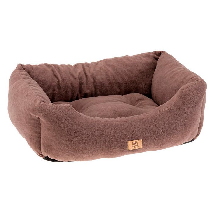 Meilleurs prix pour Canapé - Ferplast - Coccolo Microfleece - 50-55 x 45 x h 20 cm - Taupe - Doux et chaud