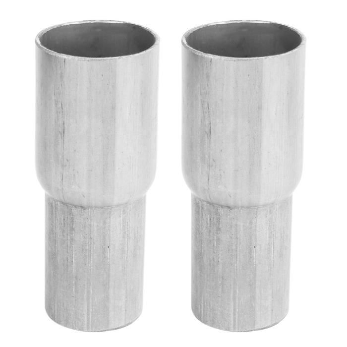 Réducteur De Tuyau D'Échappement 200 Mm - 55 Mm à 60 Mm - Avec 2 Colliers De Serrage