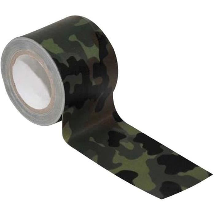 Adhésif toile 50 mm x 25 m - camouflage