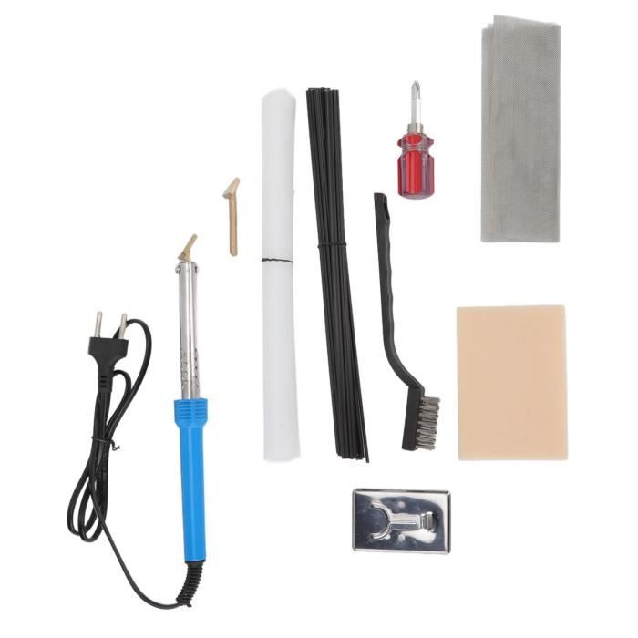Sctecoau Kit De Soudure Plastique 100W EU Plug - Agrafeuse Chaude Pour Réparations Pare-Chocs Auto