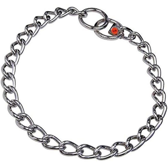 Meilleurs prix pour Collier chaîne - HERM SPRENGER - HS - Acier inoxydable - Longueur ajustable - Pour chiens moyens