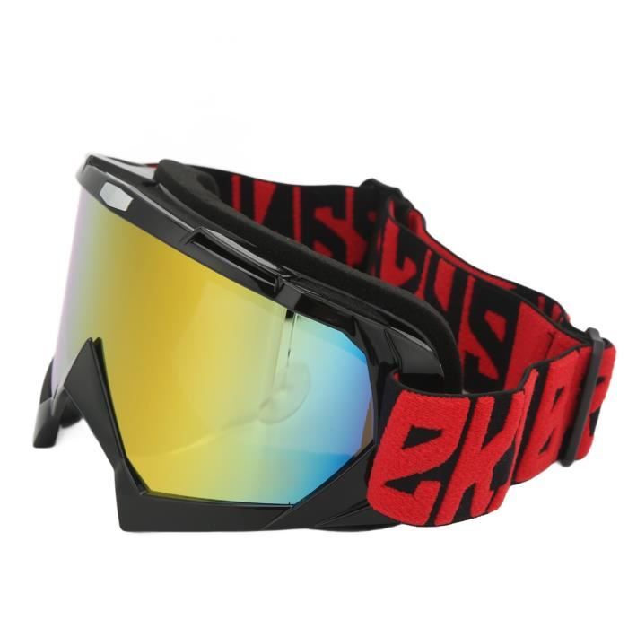 Lunettes de motocross - HILILAND - Lunettes hors route - Anti-dérapant - Confortable - Résistantes aux chocs