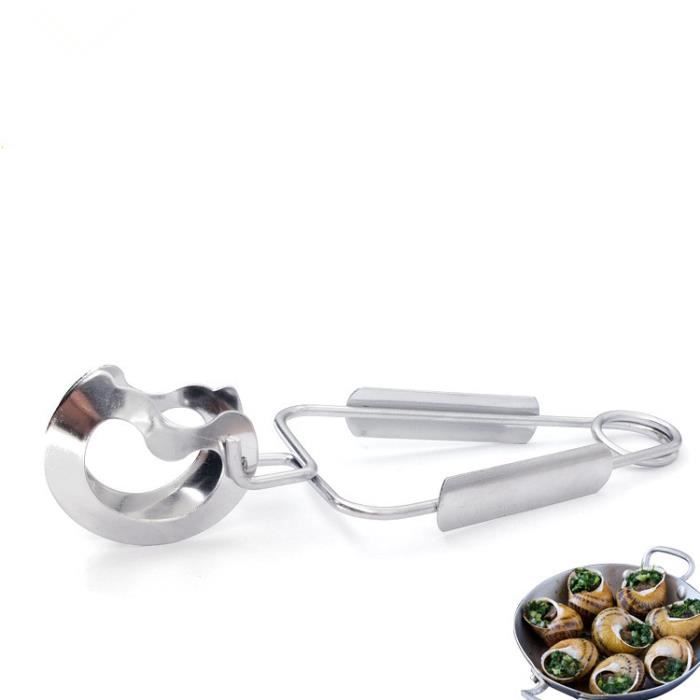 4 pinces inox à escargots - Arts de la table