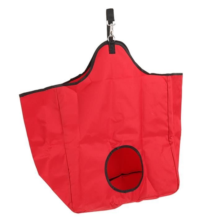 KYZTMHC Filet à foin à alimentation lente pour chevaux Maille pour mangeoire à foin Filets à foin d'ensilage Sac en filet Portable, fournitures pour