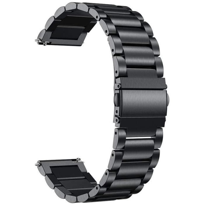 Bracelet Garmin VivoActive 4 acier inoxydable noir Cdiscount