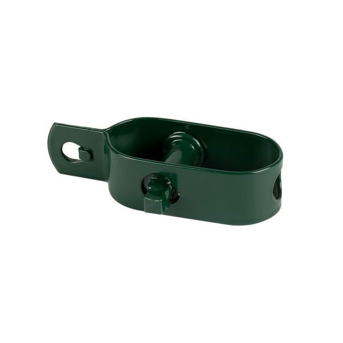 Lot De 10 Tendeurs Acier Galvanisé Plastifié Linxor N°3, Vert, Pour Fil De Clôture 2.4-2.8mm, Extérieur