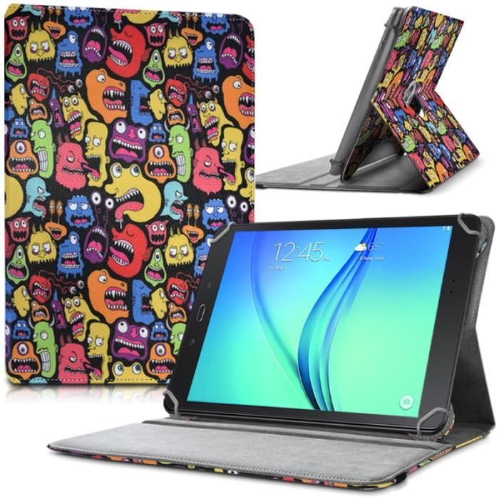 Etui Support Universel L Motif LM21 pour Tablette