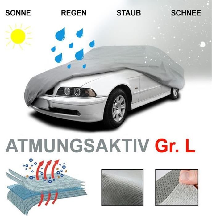 AUTO respirante couverture pour voitures HOUSSE POUR VOITURE ENTIÈRE GARAGE  ENTIER GARAGE AUTO - Taille L - Cdiscount Auto