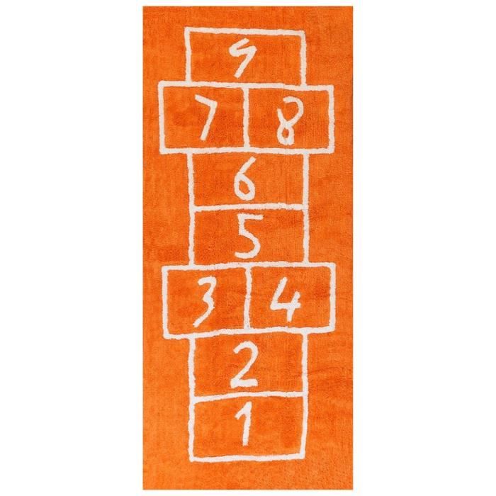 Tapis enfant orange clearance