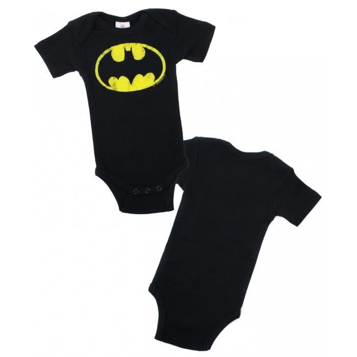 Body Bebe Batman Noir Logo Vintage 0 2 Mois 50 56 Unique Cdiscount Beaux Arts Et Loisirs Creatifs