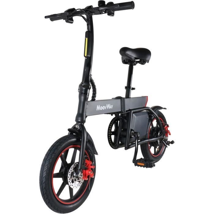 Draisienne lectrique pliable B20 avec cha nes et p dales MoovWay