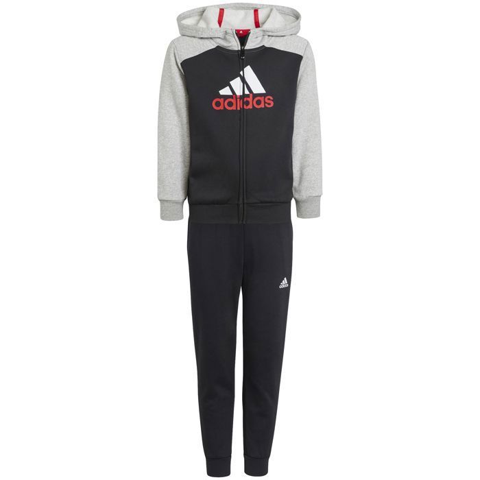 Survêtement Enfant - Adidas - Essentials Big Logo Fleece - Gris - Manches longues - Respirant