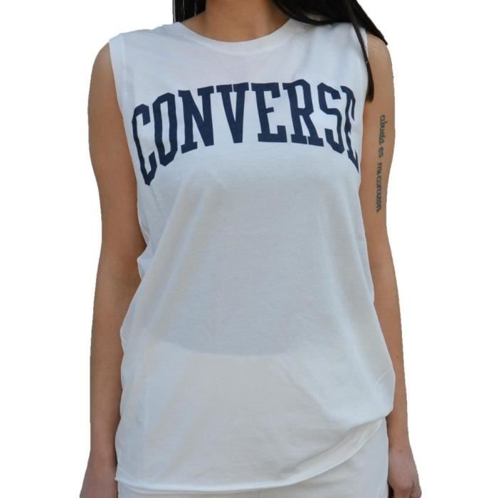 Converse - Converse Debardeur Femme Blanc 7426A01