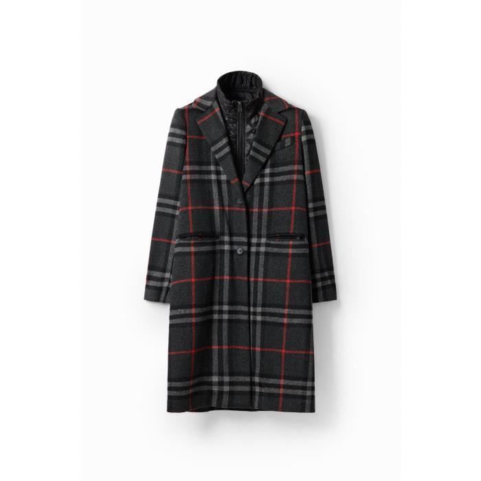 Manteau femme Desigual Luise antracita XS
