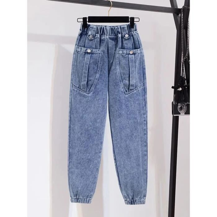 Sarouel Jeans Femme KANABEACH 'Hedi' - Taille 38 Gris - Neuf Avec étiquettes (Tour De Taille 28")
