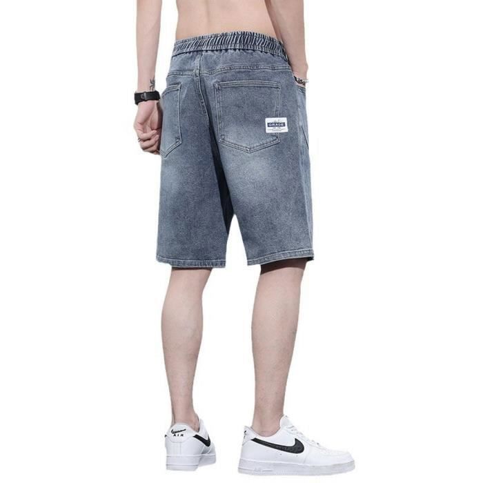 Short En Jean Homme BLEND Denon - Regular Fit, Stretch, Poches Italiennes, Boucles Ceinture, Taille M