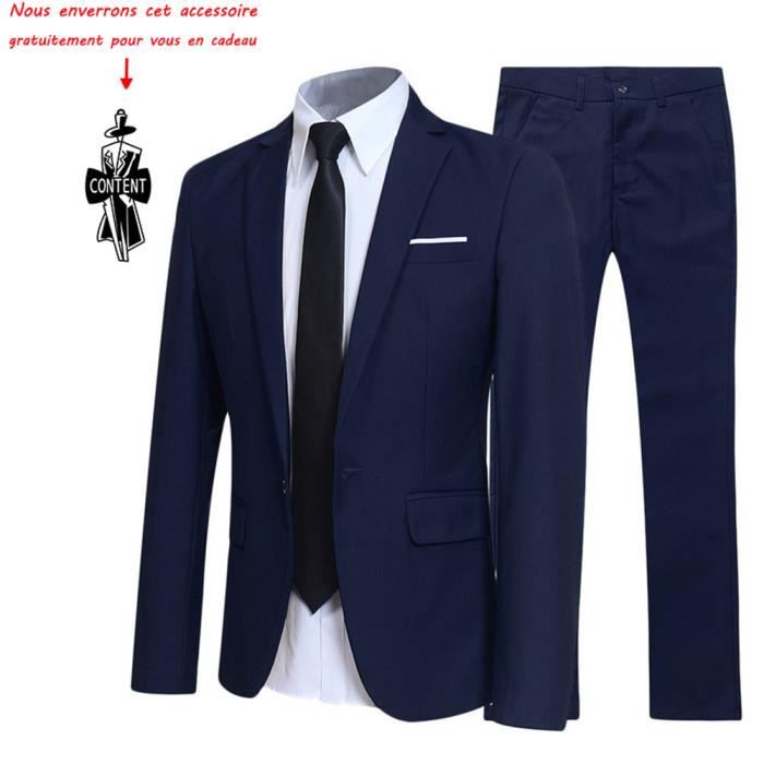 Veste Pantalon Gilet Costume Homme Blazer Hommes Pantalon De Costume Pour Homme Bouton Costumes Vetements Masculin Bleu Marine Bleu Marine Achat Vente Gilet De Costume Cdiscount