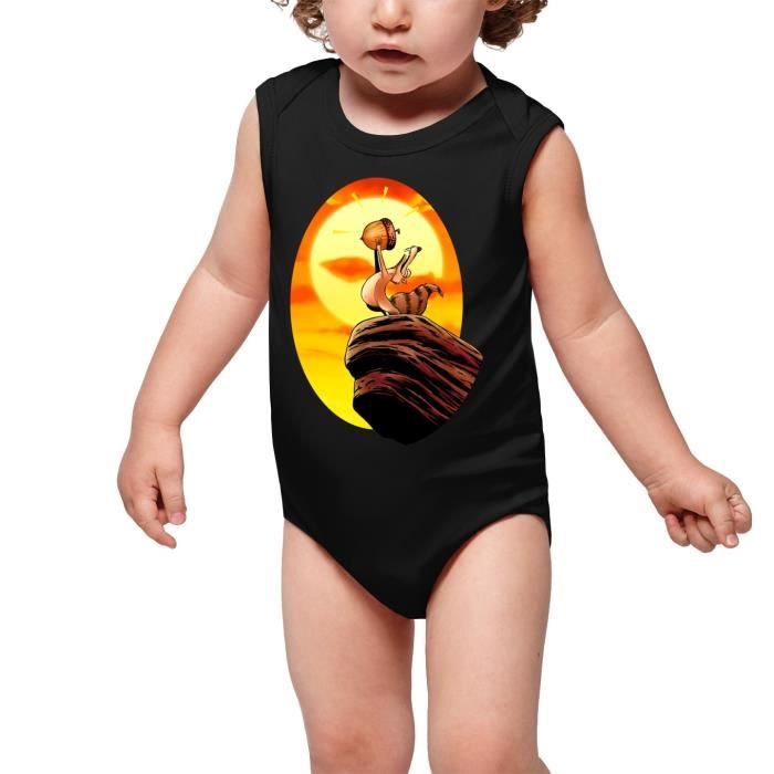 Body Bebe Sans Manches Noir Parodie L Age De Glace Le Roi Lion Et Scrat Le Roi Des Glands Savane Body Bebe De Qualite Noir Cdiscount Pret A Porter Body Bebe Sans Manches Noir Parodie L Age De Glace Le Roi Lion Et Scrat Le Roi Des Glands Savane Body Bebe De Qualite Noir Cdiscount Pret A Porter