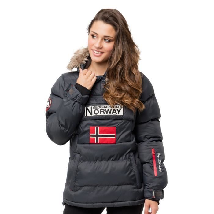 GEOGRAPHICAL NORWAY Doudoune BOLIDE Gris - Femme
