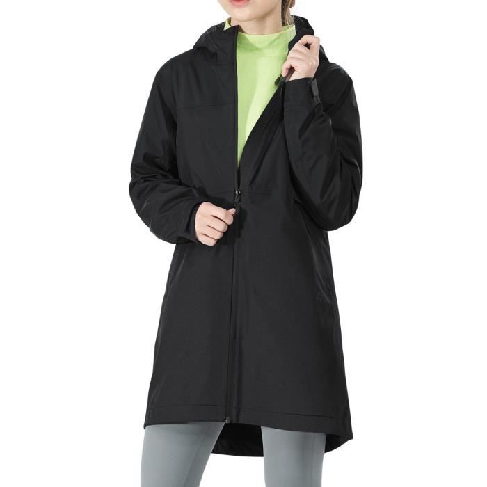 Trench imperméable best sale femme noir