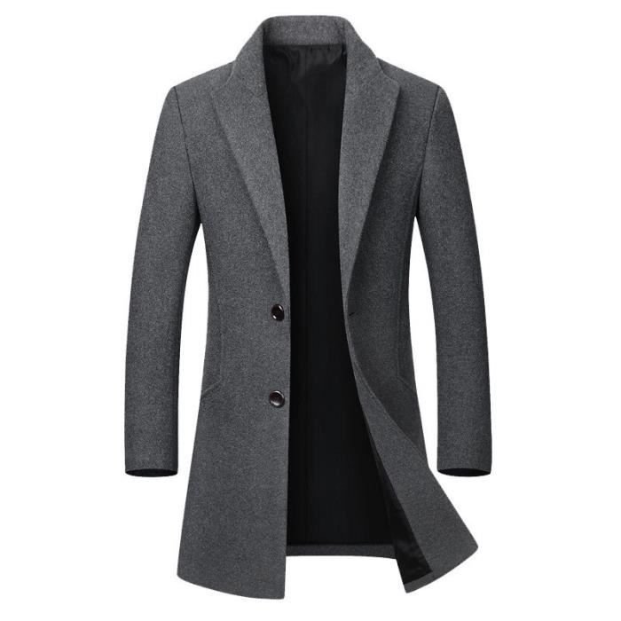 Manteau caban outlet long homme