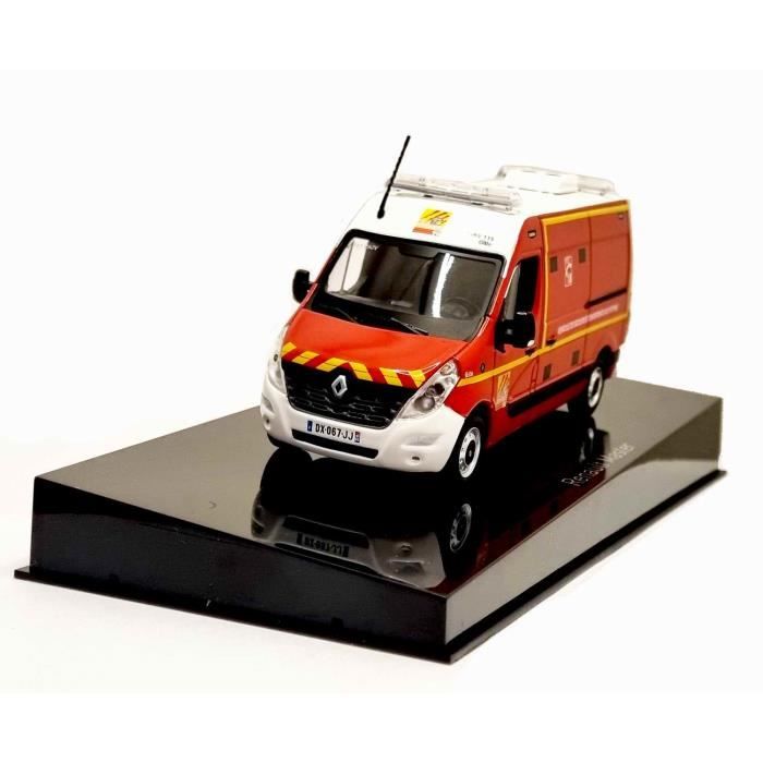 renault master 2014 pompiers vsav sdis 66 1/43 norev véhicule de collection edition limitée