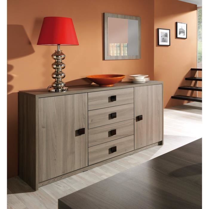 Buffet Bahut Moyen Modele Nancy Coloris Cardiff Cherry Meuble