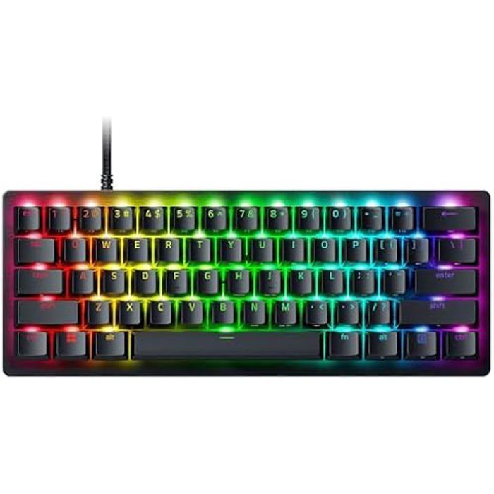 Clavier Gamer – Razer – Huntsman V3 Pro Mini – Switches Analogiques – 60% – Rétroéclairé