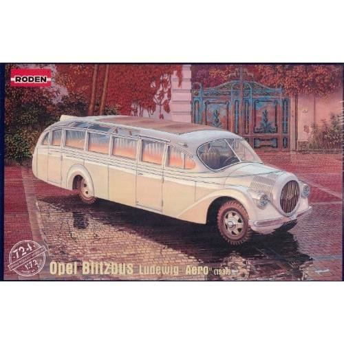 Miniature Opel Blitz Ludewig Aéro Bus 1934 – AutoCult 1/43 – Résine
