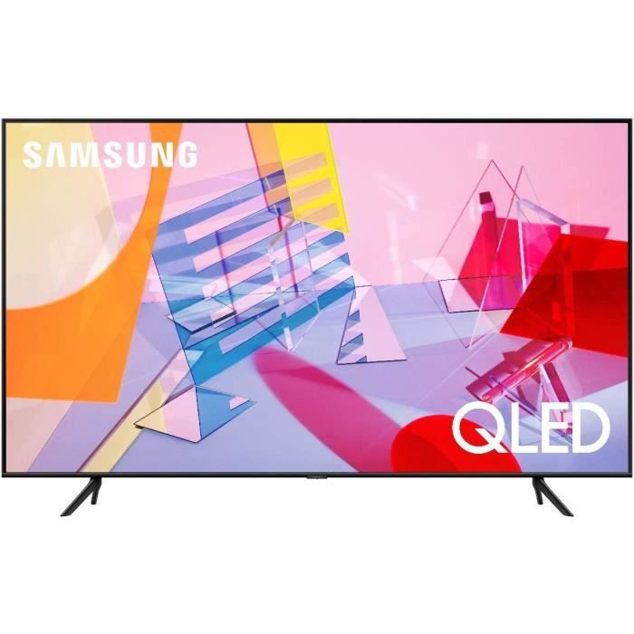 TV intelligente Samsung QE50Q60BAU Ultra HD 4K 50 QLED - vue 2
