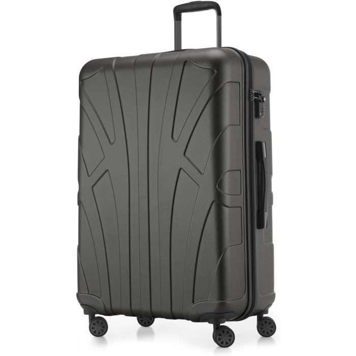 Vanity Case Coque Rigide PC/ABS 32.5x20x20.5 Cm - Serrure Code, Idéal Maquillage Et Toilettes Voyage