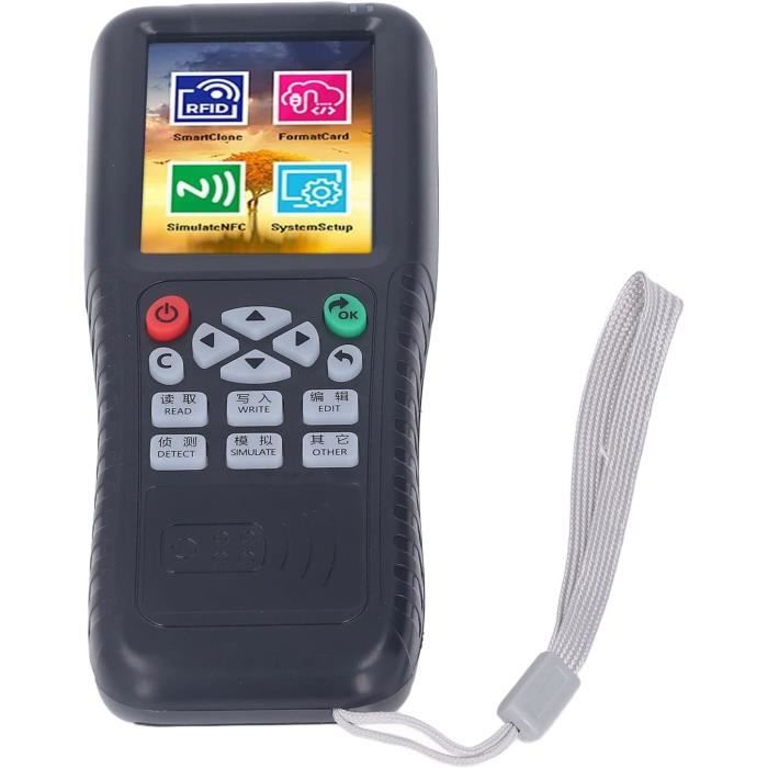 X7 NFC/RFID Card Copier Reader Writer - Multi Frequency, With UID & 5577 Key Fobs, Color Screen