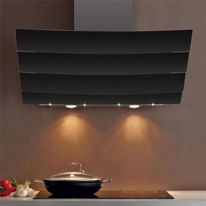Hotte Cuisine Murale Silverline City Noire Lageur 600 Mm Cuisissimo Achat Vente Hotte Cdiscount