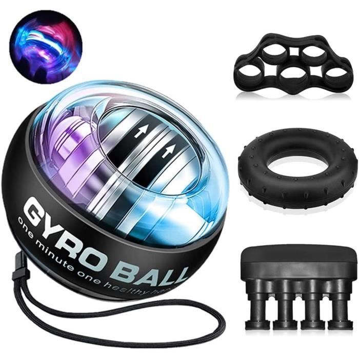 Gyroball Gyroscope Ball Power Wrist Gyro Ball Avant Bras Muscu Exercices De Poignet a DeMarrage Automatique Balle De Force 419 Cdiscount Sport