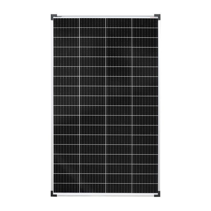 Panneau Solaire Monocristallin 220W 12V - Type N, Technologie SMBB - Cadre Aluminium - IP68 - Pour Balcon, Camping, Bateau