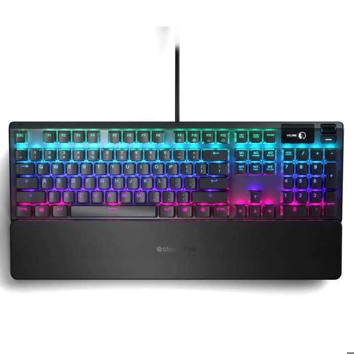 Clavier gamer mécanique hybride - STEELSERIES - APEX 5 - Noir