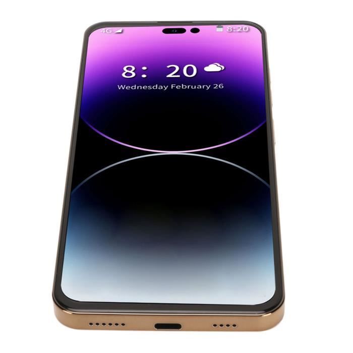 Tbest Smartphone Débloqué 4G 4Go RAM 128Go ROM Batterie 4000mAh Android ...