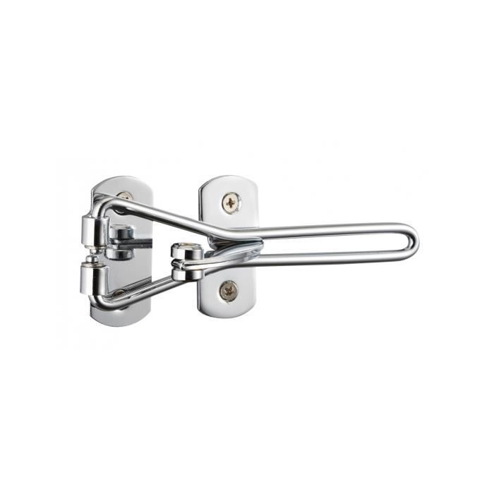 entrebailleur de porte chrome taquet d arret en acier cdiscount bricolage
