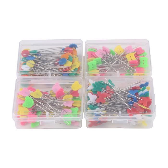 300 pcs fleur boutons épingles à tête bricolage outil Accessoires de couture (type 1)-HUA