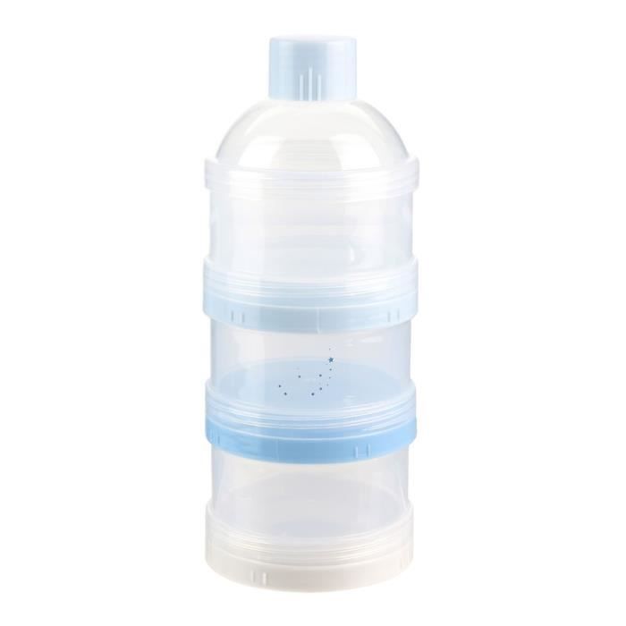 3 Boites Doseuse De Lait En Poudre Empilable Bleu Cdiscount Pret A Porter
