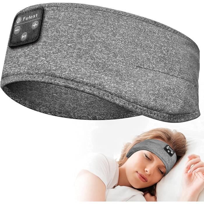 Casque de sommeil Casque sans fil Bluetooth Sports Bandeau Casque avec  haut-parleurs stéréo HD ultra-minces -black_aw