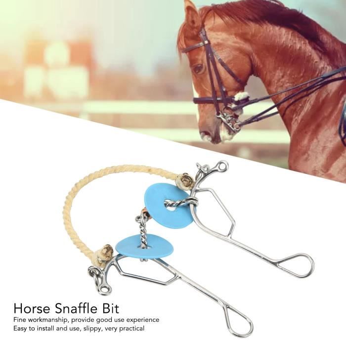Mors De Bouche De Cheval En Acier Inoxydable Mors De Mors De Morsure De Cheval Anti Morsure Pour Bouche De Cheval De 125 Mm